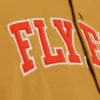 Philadelphia flyers browncream dusted hooded front detail