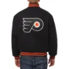 Philadelphia flyers one color wool varsity jacket black 1 1