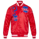 Philadelphia Phillies Mashup Red Satin Jacket
