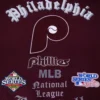 Philadelphia phillies old english wool leather varsity jacket 4 1