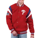 Philadelphia Phillies Quick Red Cotton Jacket
