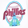 Philadelphia phillies retro classic wool leather varsity jacket wine white 1
