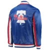 Philadelphia phillies the ace satin varsity jacket blue 1