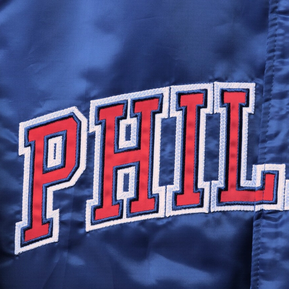 Philadelphia phillies the ace satin varsity jacket blue