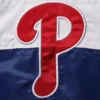 Philadelphia phillies the ambassador satin varsity jacket red