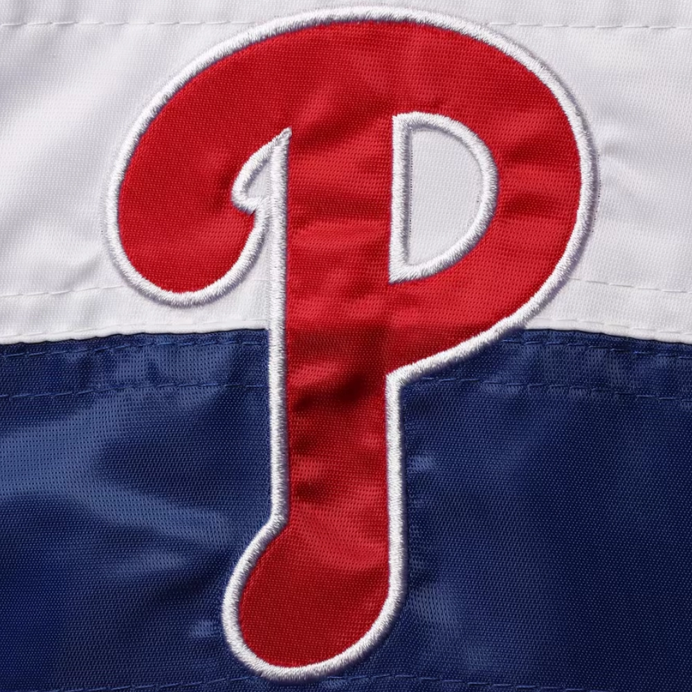 Philadelphia phillies the ambassador satin varsity jacket red