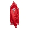 Philadelphia phillies turn it up m full snap varsity jacket