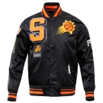 Phoenix Suns Mashup Black Satin Jacket