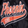 Phoenix suns pro standard script tail black satin varsity jacket 5