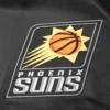 Phoenix suns script tail wool leather varsity jacket black 1