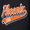 Phoenix suns script tail wool leather varsity jacket black white 1