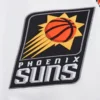Phoenix suns script tail wool leather varsity jacket black white