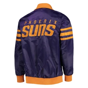 Phoenix suns the captain ii satin varsity jacket purple 2