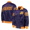 Phoenix suns the captain ii satin varsity jacket purple 4