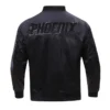 Phoenix suns triple black satin varsity jacket 4