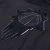 Phoenix suns triple black satin varsity jacket 5