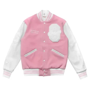 Pink ovo varsity jacket