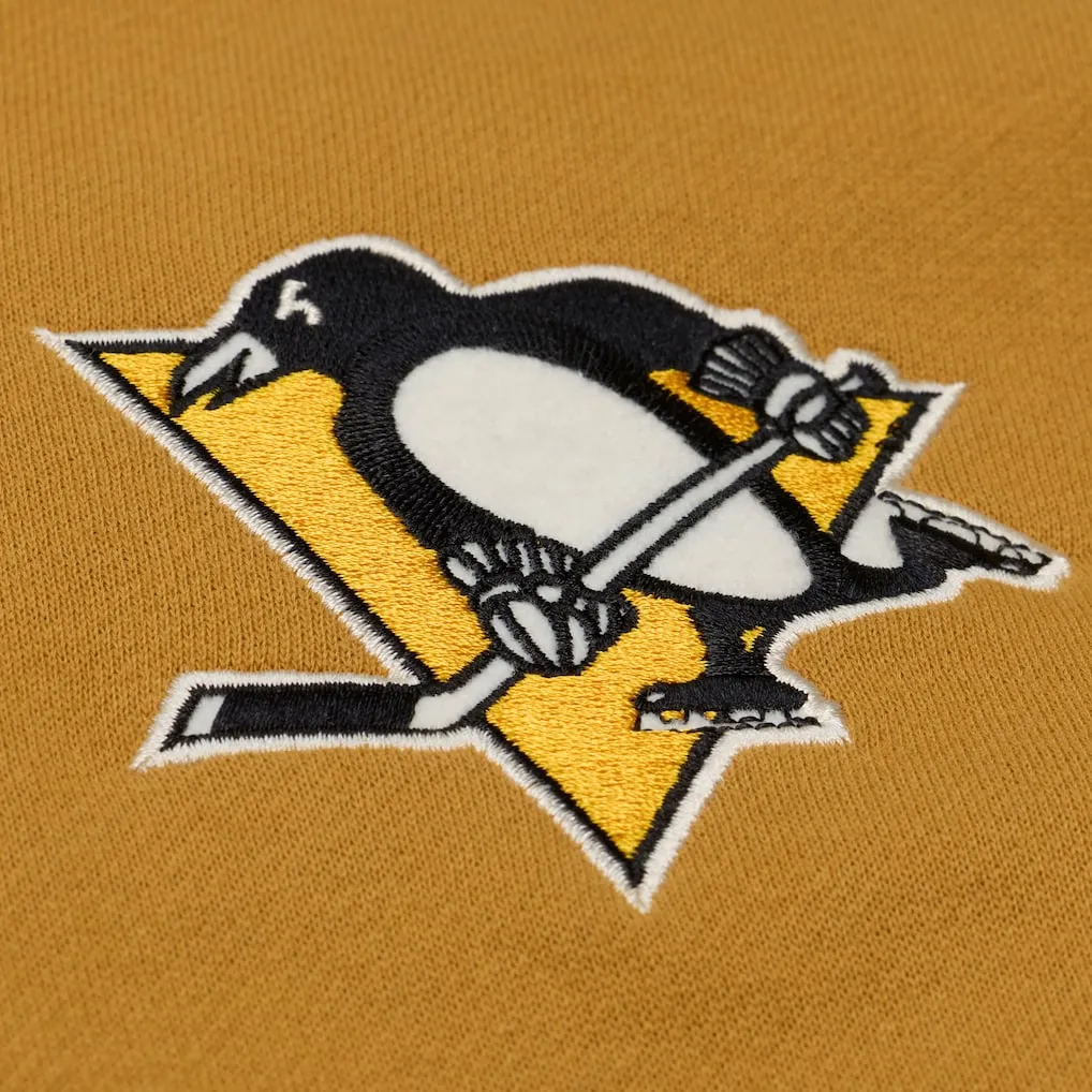 Pittsburgh penguins browncream dusted hooded team logo