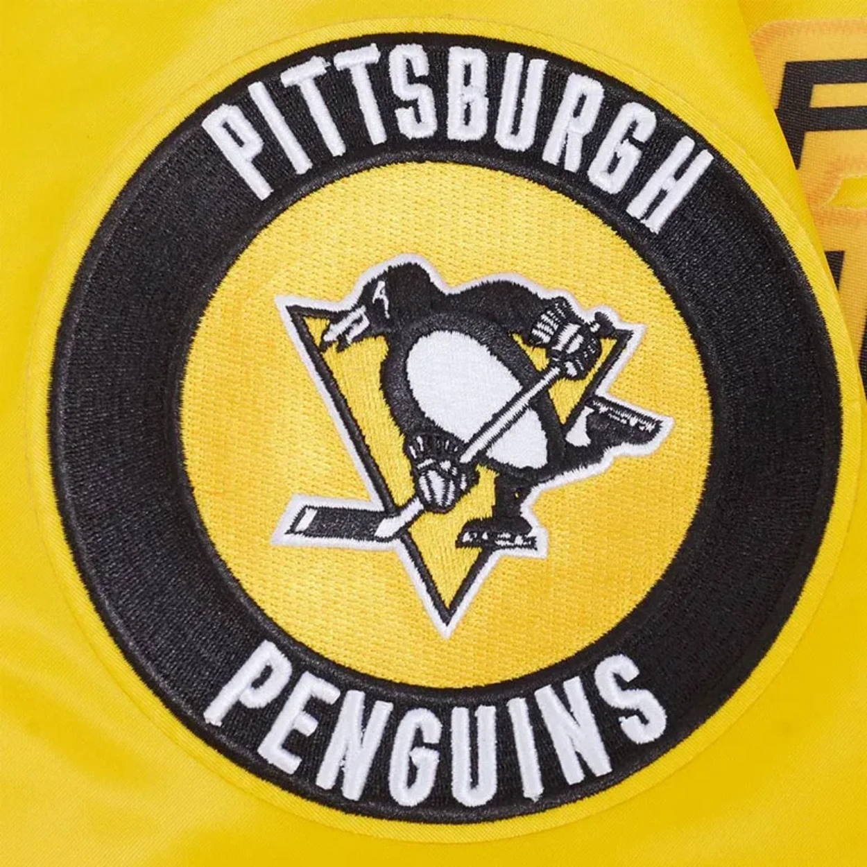 Pittsburgh penguins classic satin varsity jacket