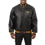 Pittsburgh Penguins Full Leather Black Jacket