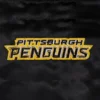 Pittsburgh penguins script tail satin varsity jacket black 5
