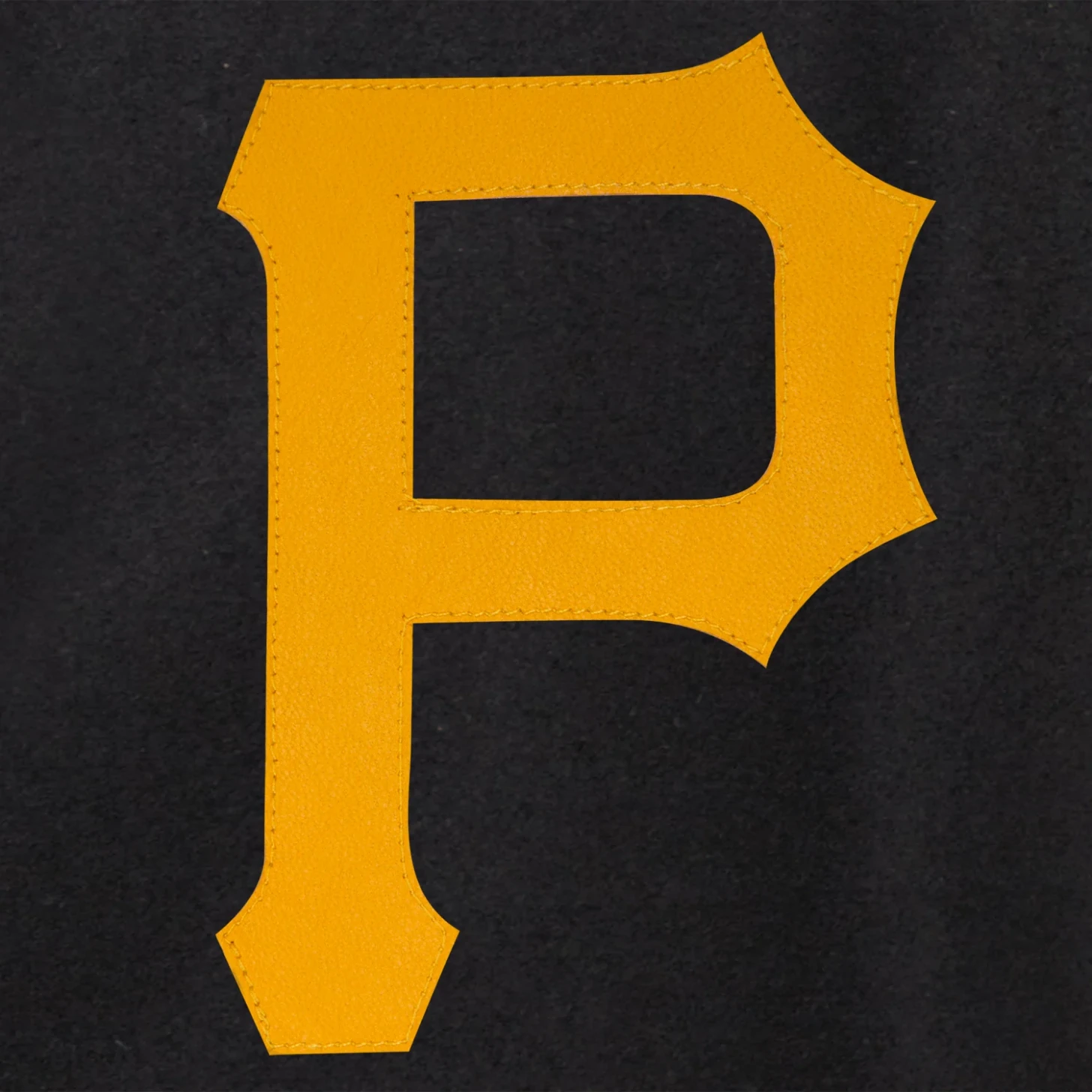 Pittsburgh pirates handcrafted logo wool jacket black 3