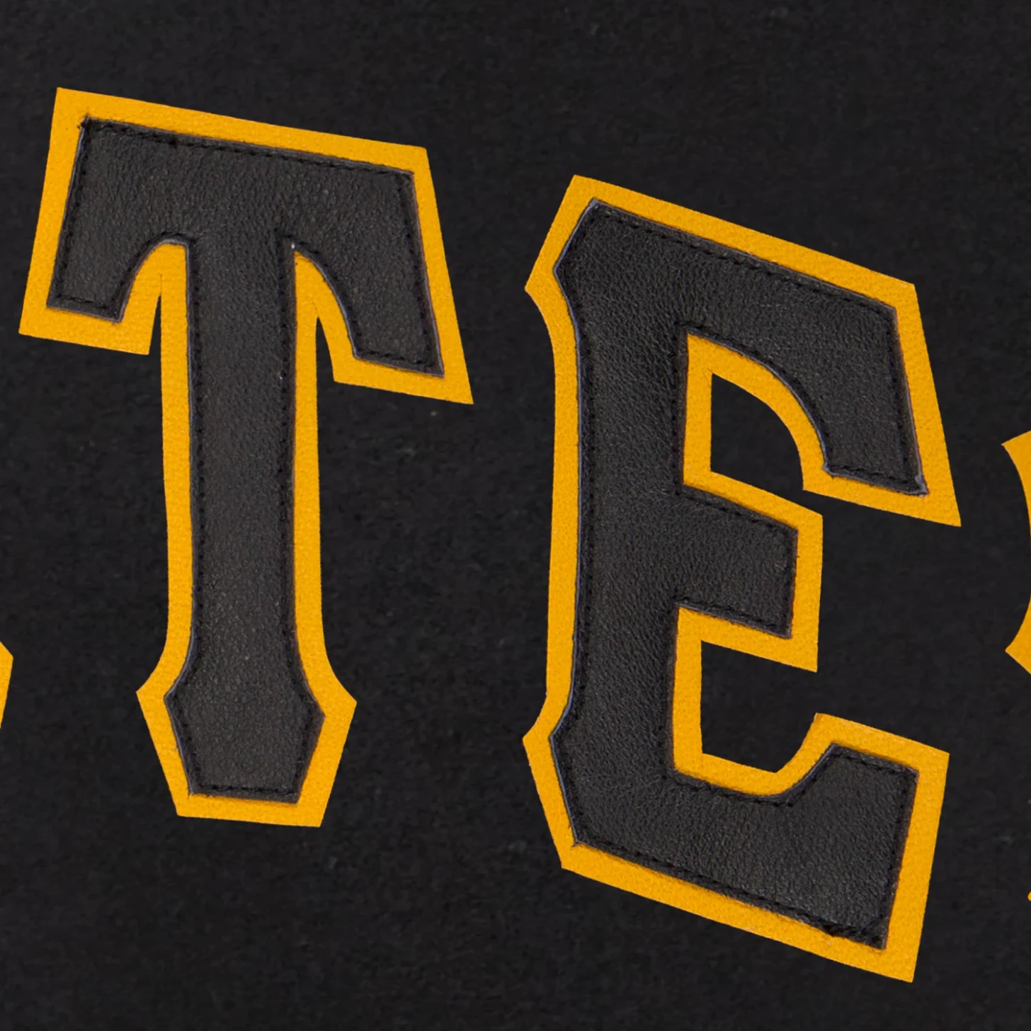 Pittsburgh pirates handcrafted logo wool jacket black 4