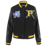 Pittsburgh Pirates Mashup Women's Wool/Leather Jacket