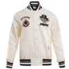 Pittsburgh pirates retro classic full snap satin varsity jacket white 8