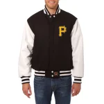 Pittsburgh Pirates Two Tone Wool/Leather Jacket
