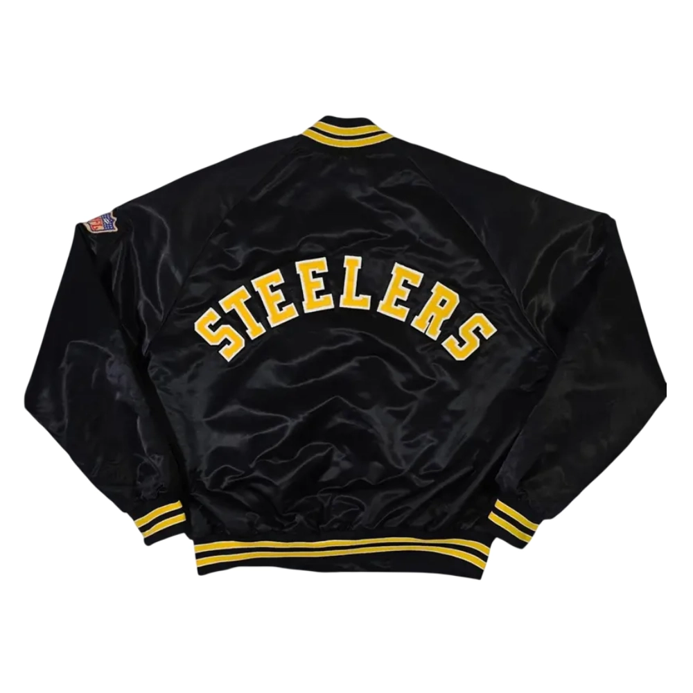 Pittsburgh steelers 80s bomber jacket