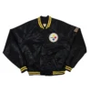 Pittsburgh steelers 80s bomber satin jacket