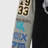 Pittsburgh steelers black grey full snap wool sleeve logo