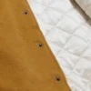 Pittsburgh steelers browncream dusted varsity inner detail