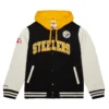 Pittsburgh steelers courtside hooded jacket
