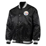 Pittsburgh Steelers Locker Room Black Satin Jacket
