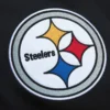 Pittsburgh steelers og 20 full snap satin varsity jacket 1