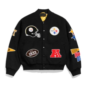 Pittsburgh steelers pennant black jacket