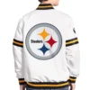 Pittsburgh steelers scout satin varsity jacket