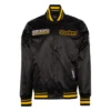 Pittsburgh steelers turn it up m satin varsity jacket