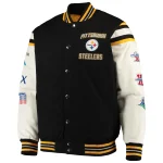 Pittsburgh Steelers Victory Formation Commemorative Wool/Leather Jacket