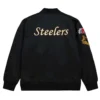Pittsburgh steelers vintage logo lightweight satin jacket
