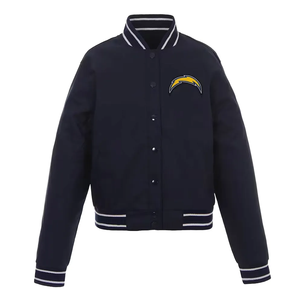 Poly twill los angeles chargers navy jacket