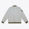 Portland city full snap satin jacket
