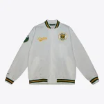 Portland Timbers City Full-Snap White Satin Jacket