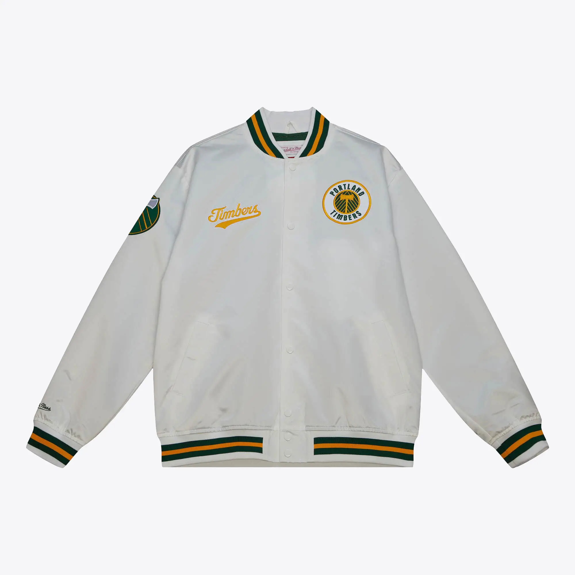 Portland timbers full snap satin jacket