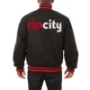 Portland trail blazers handmade wool varsity jacket black 1 1