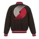 Portland trail blazers two hit wool jacket