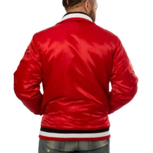 Portland trailblazers rip city red bomber jacket