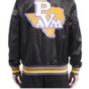 Prairie view am panthers classic black satin jacket